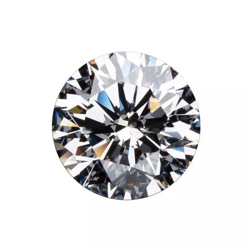 Losse Moissanite 1CT 6.5 Mm D Kleur Vvs Uitstekende Ronde Cut Lab Diamond Test Geslaagd Met Certificaat Voor Sieraden Maken