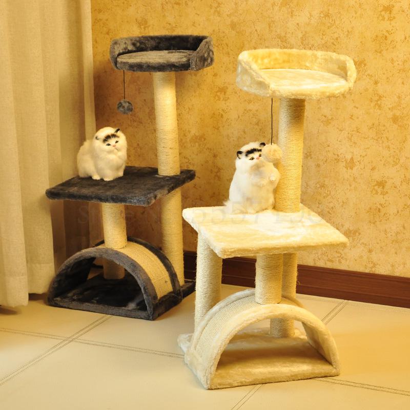 Sisal cat climbing frame cat scratching board cat grinding claw toy cat jumping platform cat climbing tree cat ladder cat