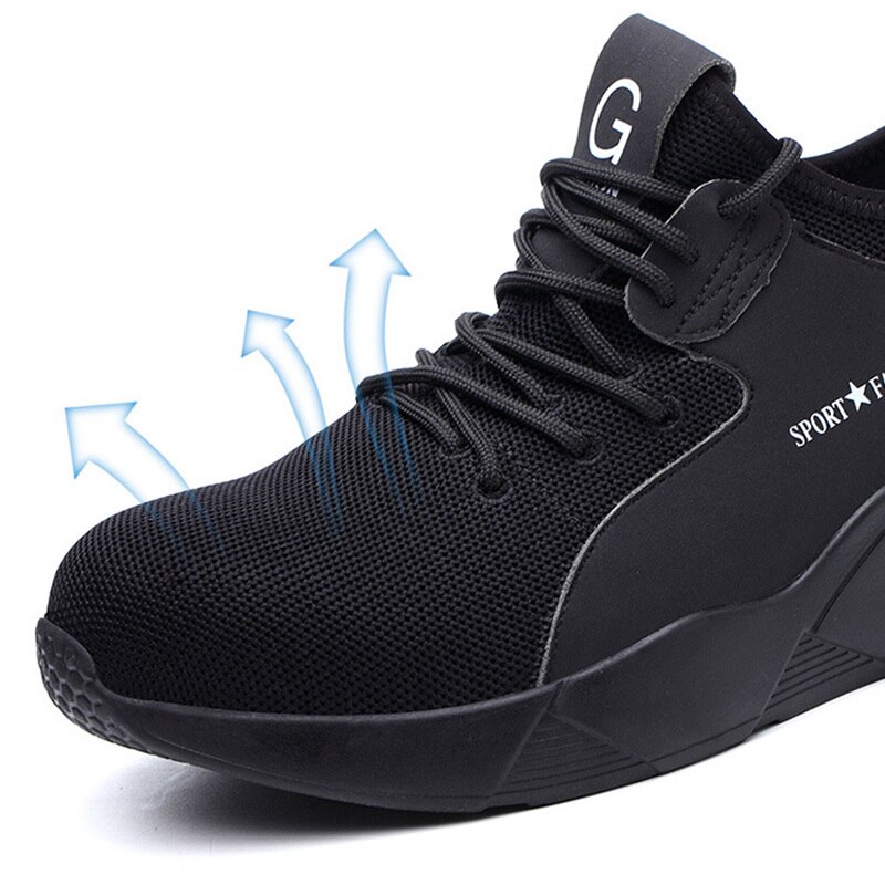 Safety Boot Steel Toe Work Safety Shoes Camouflage Men Boots Breathable Outdoor Casual Sneaker Anti-smashing Piercing Work