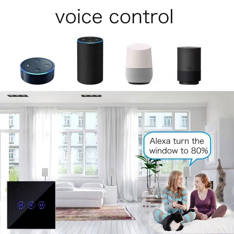 WiFi Smart Light Dimmer Switch Contact in Wall Remote Control Light Work Alexa UK Plug Switch