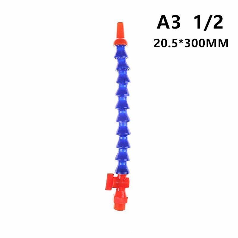 1Pc 300Mm Universele Draaibank Plastic Flexibele Verstelbare Water Olie Koelvloeistof Pipe Slang Ronde Nozzle Bougie Tube condensor: A3