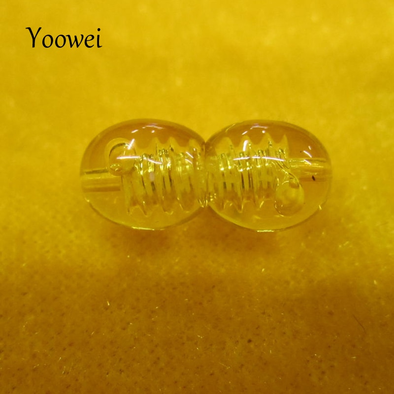 Yoowei Safety Beads Connector Clasp for Closure Necklace Diy Jewelry Hidden Clasp Buckle Component Thread Clasp for Jewelry Made