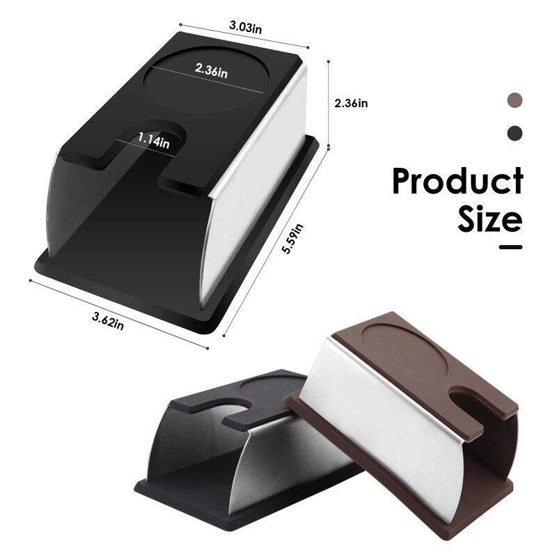 Espresso Koffie Temper Stand Rvs Aanstampen Stand Voor Koffie Machine En Koffie Sabotage Opslag Base Met Siliconen Mat