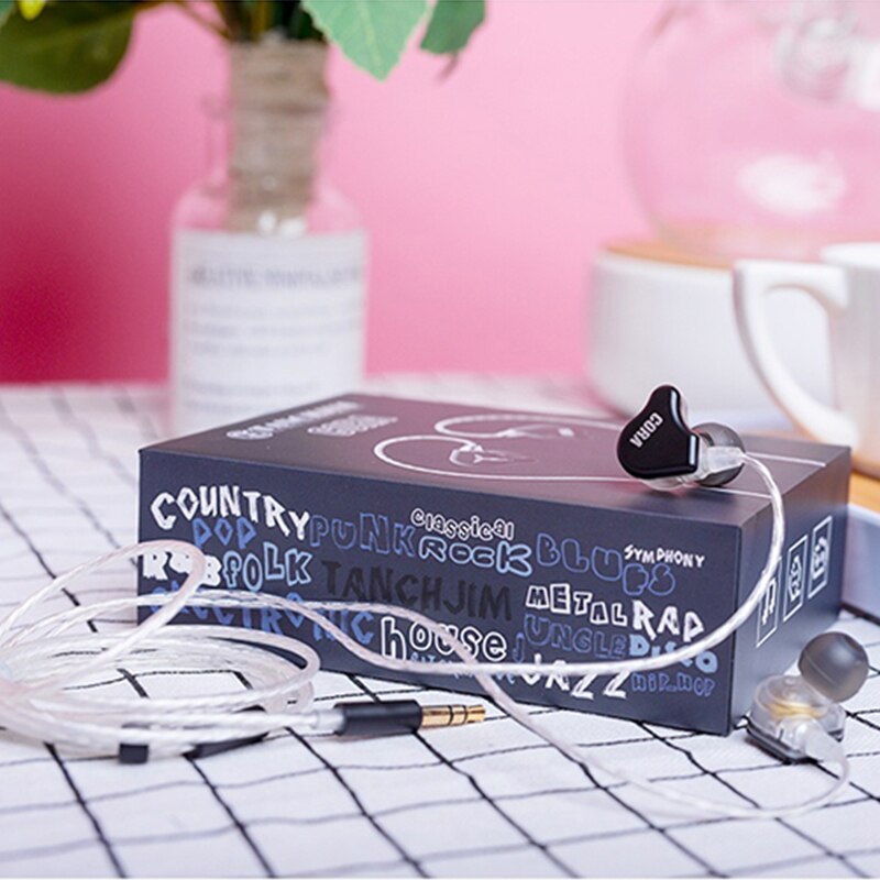 TANCHJIM Cora dynamique ecouteurs Macaron simple 3.5mm HiFi musique In-Ear écouteurs
