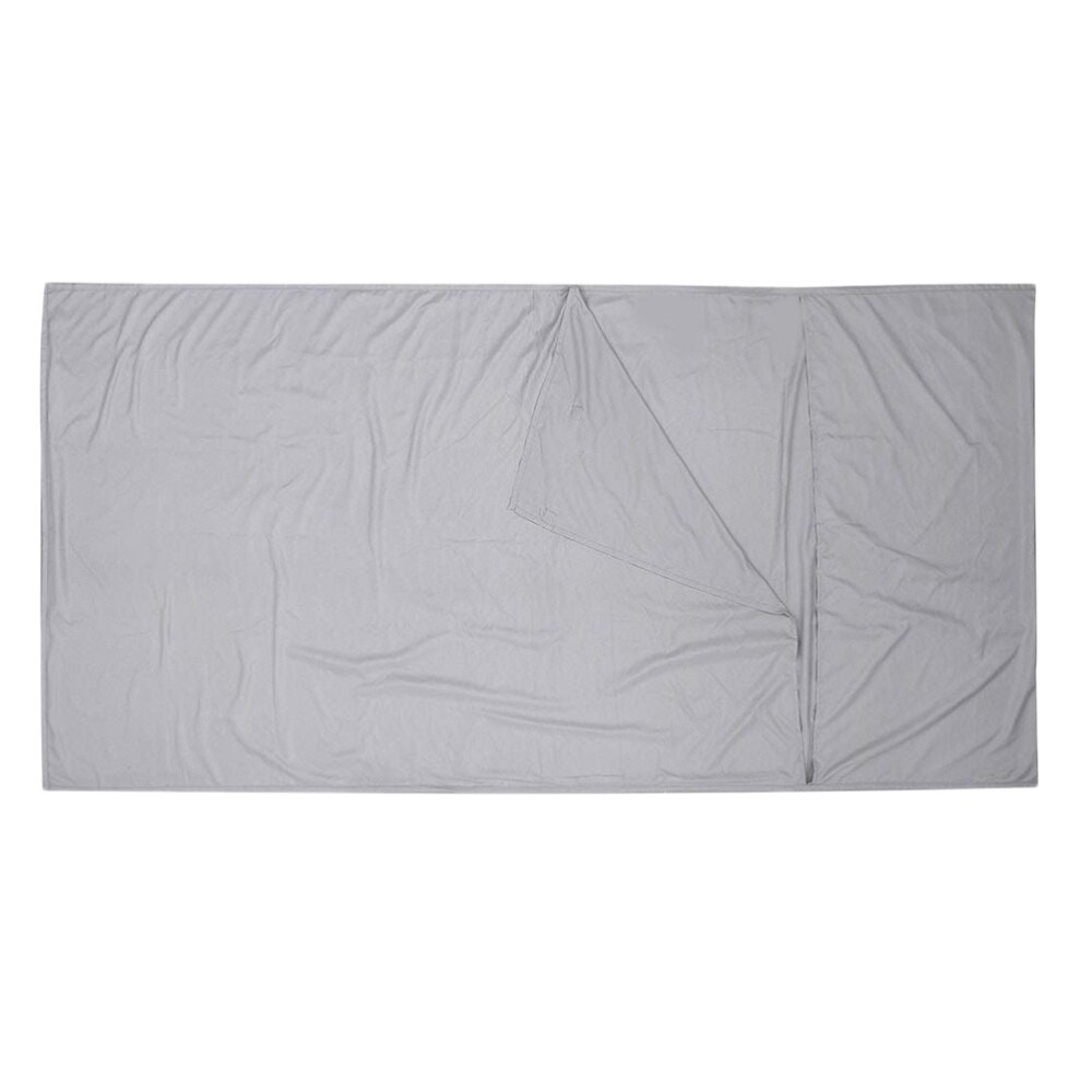 Portable Travel Sheet Sleeping Bag Washed Hotel Hotel Across Dirty Sleeping Bag Liner Lightweight Sleep Sack(Gray)