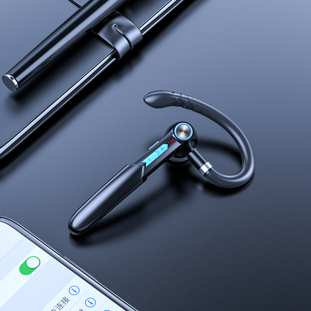 Dotykowe słuchawki kompatybilne z Bluetooth Bezprzewodowe słuchawki z mikrofonem Zestaw głośnomówiący Słuchawki douszne z redukcją szumów dla Xiaomi: Niebieski