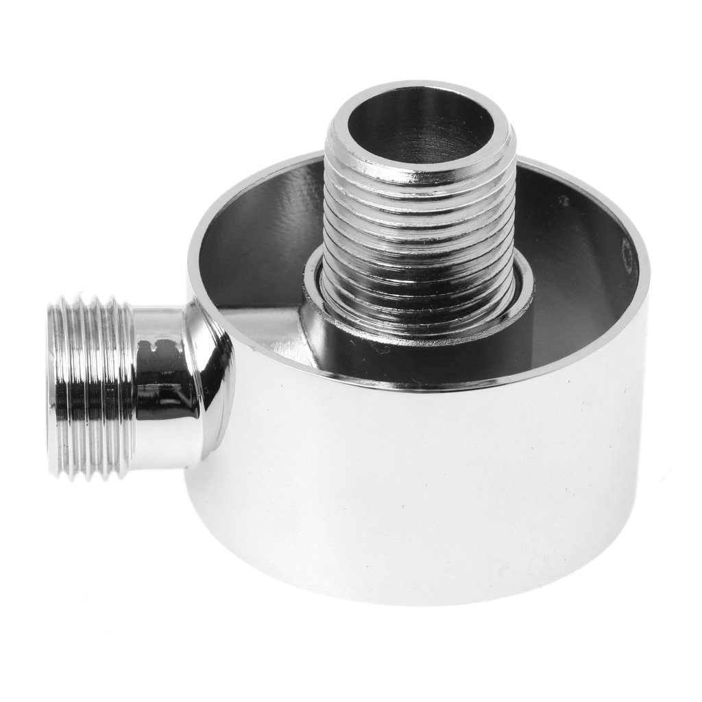 Wall-Mounted Water Outlet Spout Solid Brass Concealed Shower Plumbing Hose Shower Connector