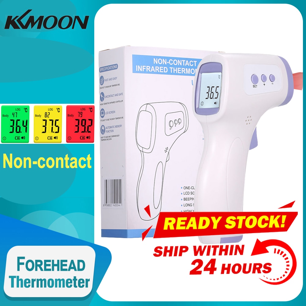 10 Style Non-contact Digital Infrared Forehead Thermometer Electronic Fever Temperature gun Meter Measurement IR Thermometer