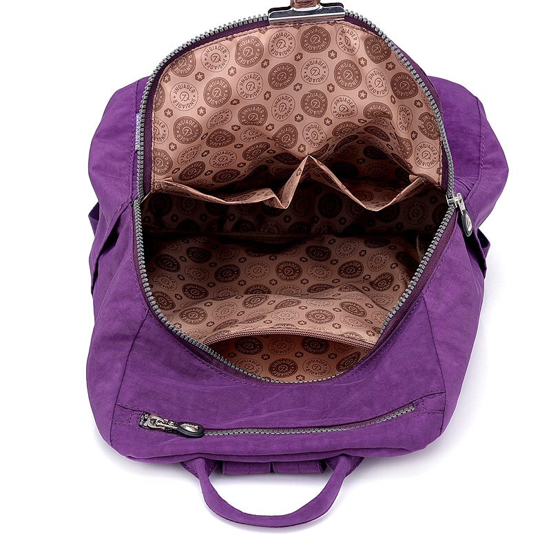 12 Kleuren Mode Vrouwen Nylon Rugzak Vrouwen Schouder Reistassen Waterdichte Casual Dagrugzak Voor Meisje Rugzak Mochila Feminina