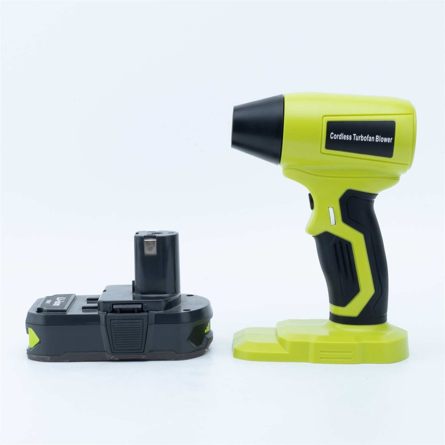 Voor Ryobi 18V ONE+ Li-ion batterij Jet Blower turboventilator 130000 RPM draagbare draadloze handblazer-föhn met 4 snelheden