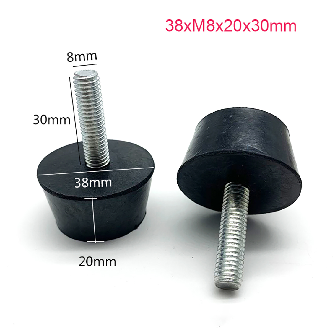 1-10Pcs M6 M8 M10 Black Rubber Adjustable Feet Pad Screw Chairs Furniture Leg Table Leveling Feet Pad Screw Anti-skid