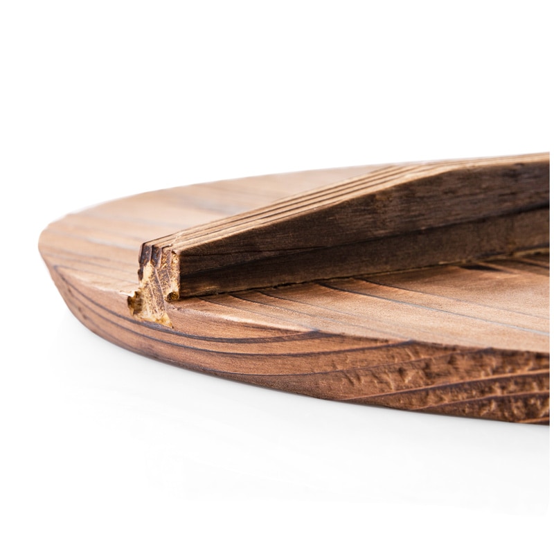 Export handmade wooden lid cover anti Chinese fir, bevel iron lid cover wok wooden lid 30cm