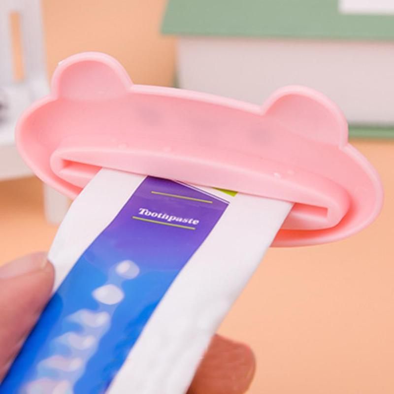 Animal Plastic Toothpaste Squeezer Cute Cartroon Bath Toothbrush Holder Bathroom Sets Home Commodity Bathroom Tube Tools