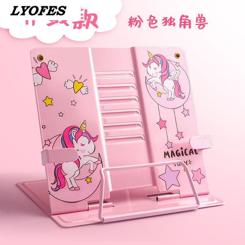 Verstelbare Draagbare Metalen Verstelbare Leesboek Houder Ondersteuning Document Plank Bookstand Tablet Muziek Score Recept Stand: B