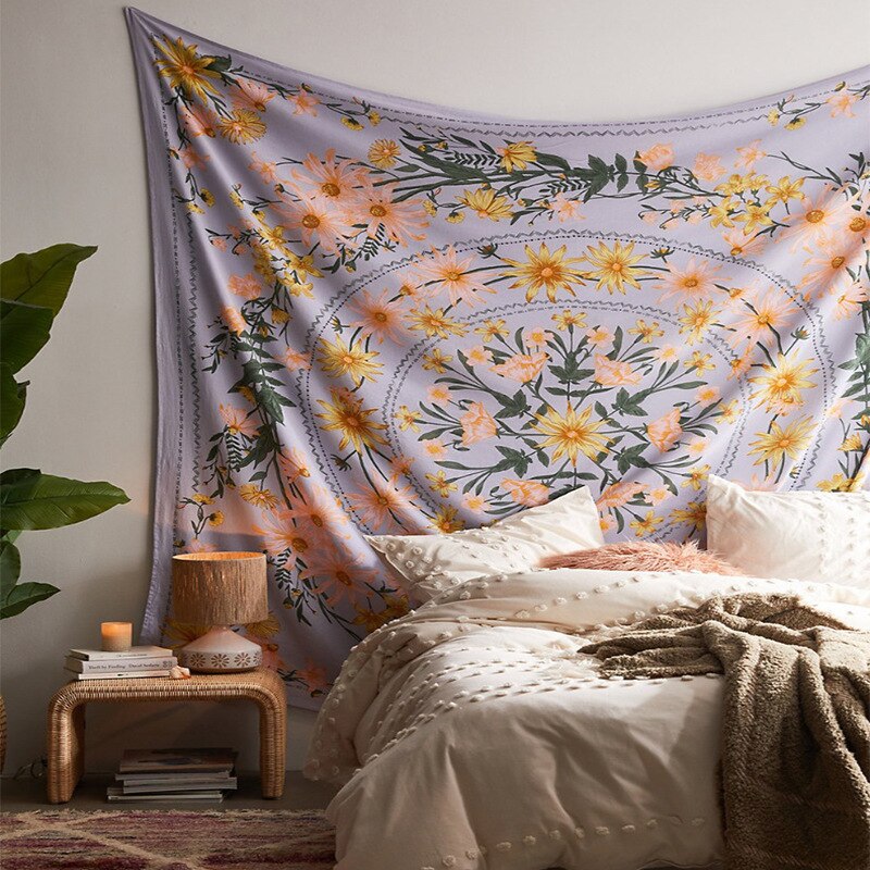 Heimat garten Tapisserie Zimmer dekoration Zauberstab abdeckt mandala dekoration tuch Plus samt tapisserie aufbringen Polyester Material