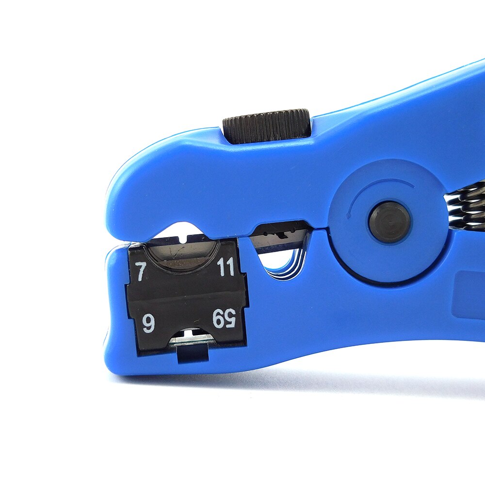 FTTF Tools UTP STP round and flat network cable RG59 RG6 RG11 coaxial cable stripping rotary wire stripper,wire stripper cutter