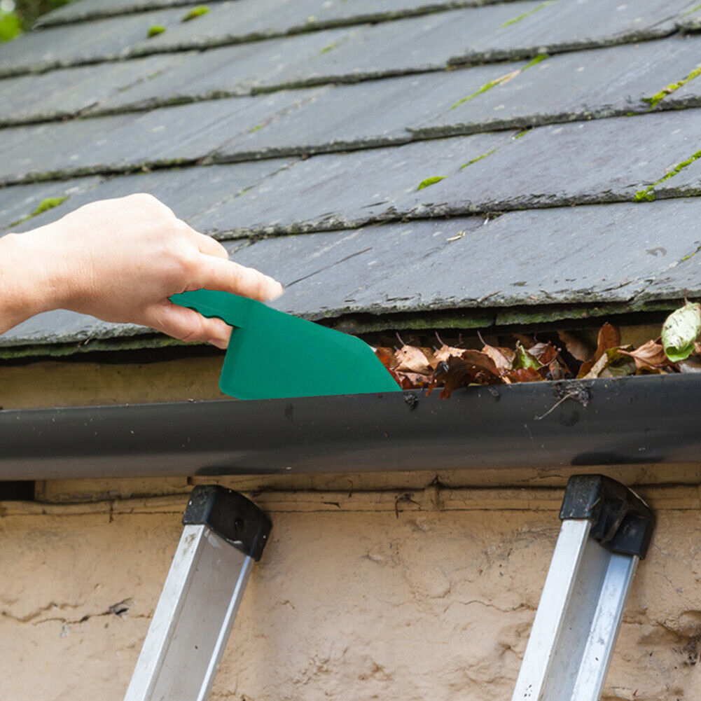 Gutter Getter Scoop Cleaning Roof Tool Flex To Fit Dirt Debris Remove Multi Use Plastic Garden Leaf Cleaning Spoon Eaves Shovel