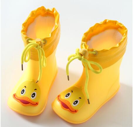 Kids for Boys Girls Cute Autumn winter Boots Rain Boots Waterproof Baby Non-slip Rubber Water Shoes Children Rainboots