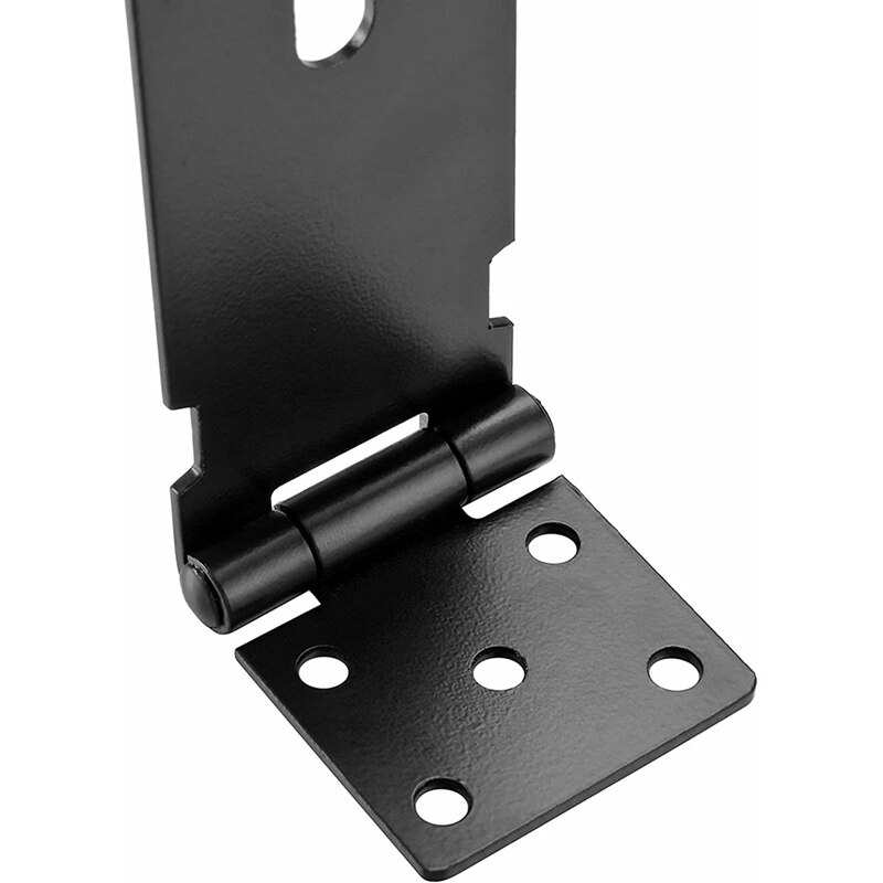 2 Pack Door Hasp Latch Lock 5 Inch Stainless Steel Safety Packlock Clasp Thick Door Gate Lock Hasp With Screws