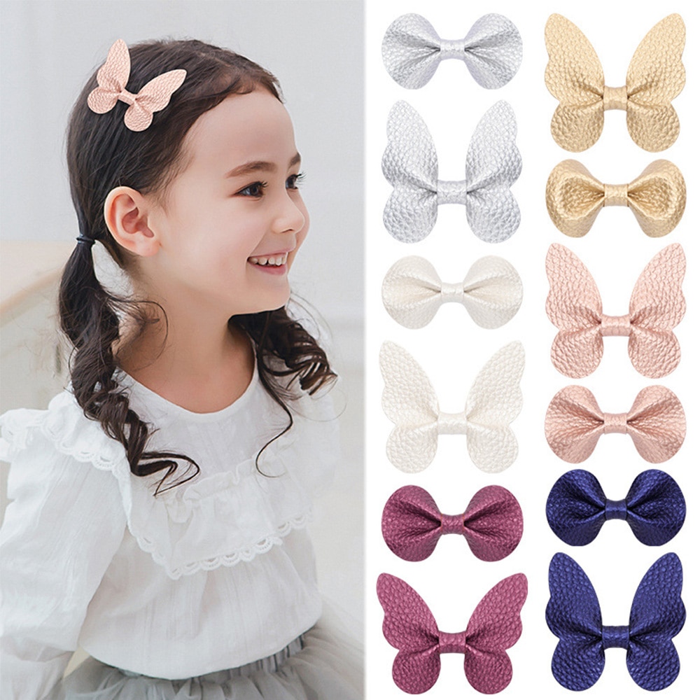 Pinces à cheveux mignonnes pour bébé, épingles à cheveux en forme de nœud papillon, accessoires pour cheveux