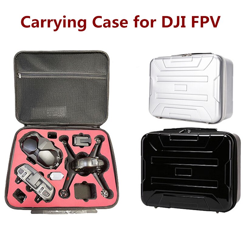 Saco de armazenamento para dji fpv zangão bateria óculos de controle remoto combo acessórios caixa de proteção à prova dwaterproof água estojo eva iiner