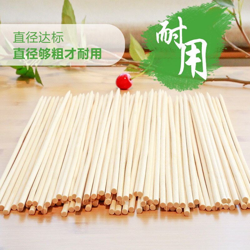30 cm 1000 stks houten bamboe BBQ sticks tool Bamboe BBQ Party Spiesjes Wegwerp Sticks Vlees Voedsel Lange Catering Grill camping 1809