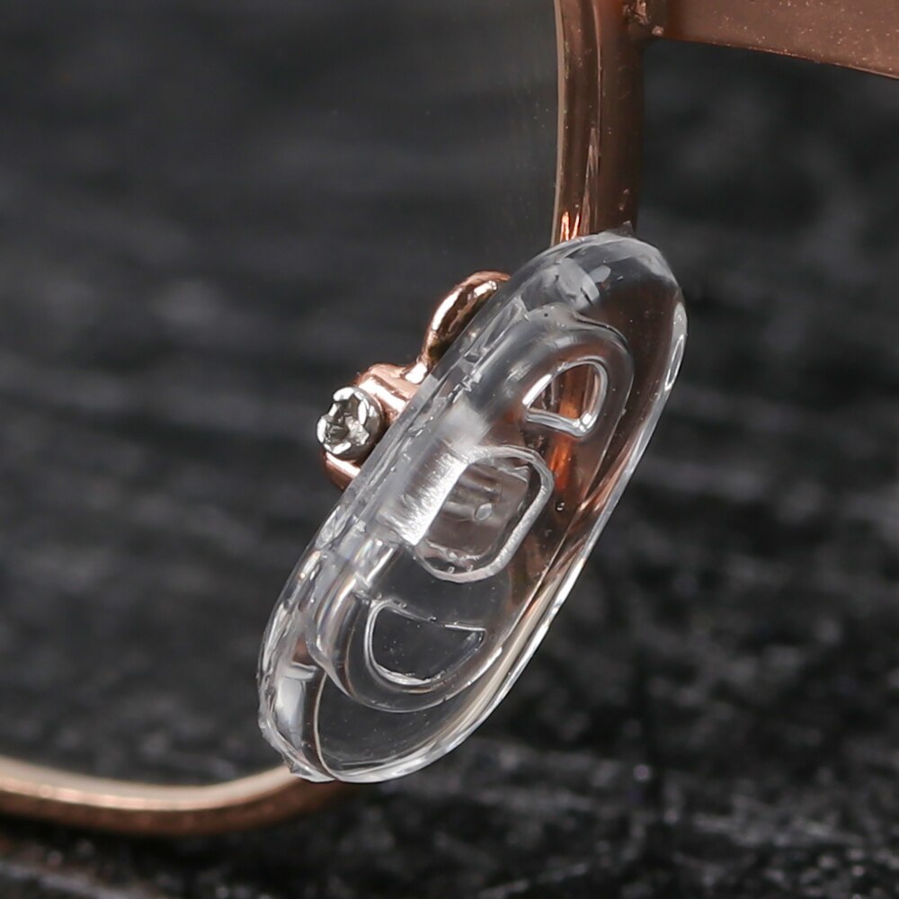 25 Paar Siliconen Neus Pads Schroef Extra Soft Brace Ondersteuning Pad Voor Bril Zonnebril Eyewear Accessoires S/L Maat