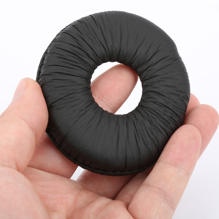 Coussinets d'oreille pour casque Technics RP DJ1200 DJ1210, éponge à mémoire noire, cuir PU froissé, durable, flexible, facile à installer