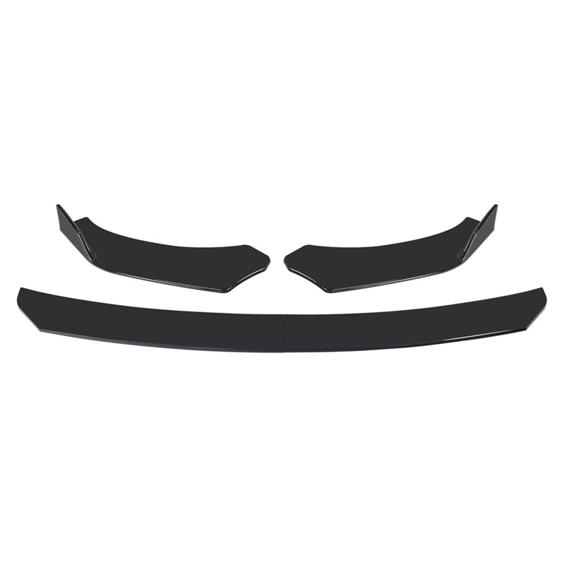 Car Universal Front Bumper Spoiler Surface Contrast Color Protector Plate Lip Body Kit Car