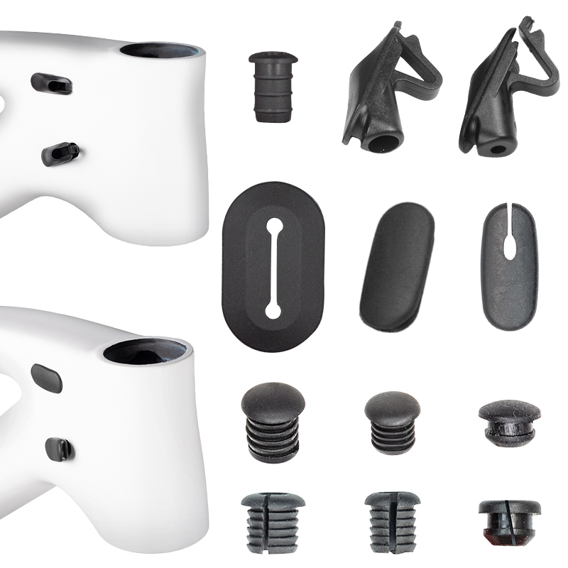 Tapones de Cable de freno para desviador de cuadro de bicicleta, tapones de sellado de plástico con orificio para marco de bicicleta de montaña y carretera, palanca de cambios de cuadro de bicicleta eléctrica de grava, tapones de Cable DI2