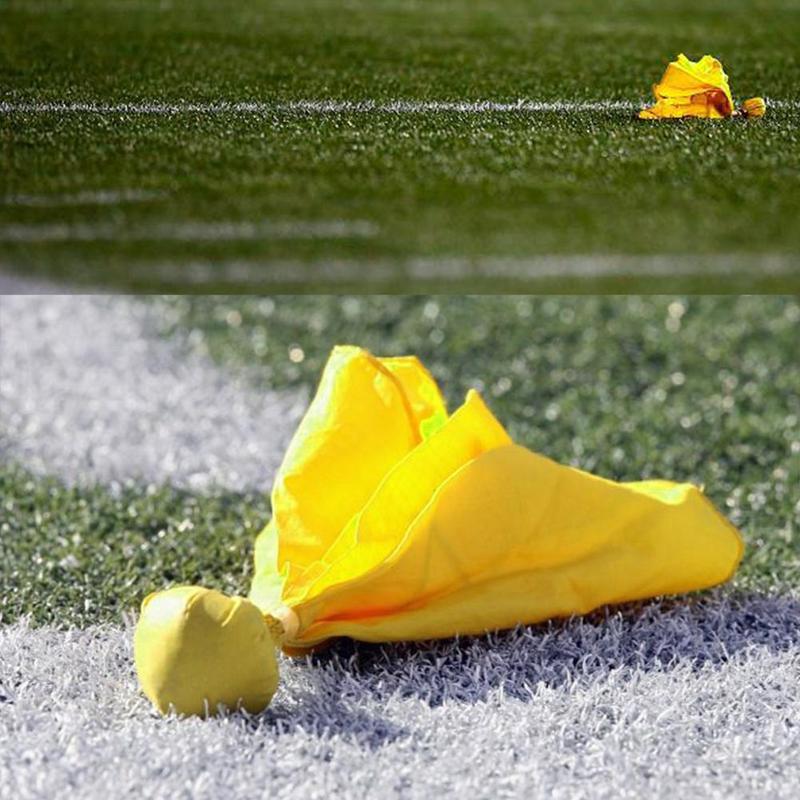 Football Penalty Flag Referee Props Football Penalty Marker Bunting Party Penalty Suppli Flag Accessories Throwing Throwing X1M3