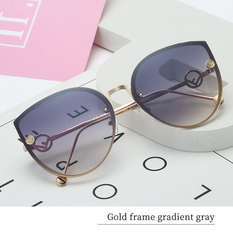 Eye Zonnebril Driver Bril Mode Grote Doos Vrouwen Zonnebril Vrouwen Oceaan Bril Zonnebril Sexy Vrouwen Mode Auto Accessoire: Oranje