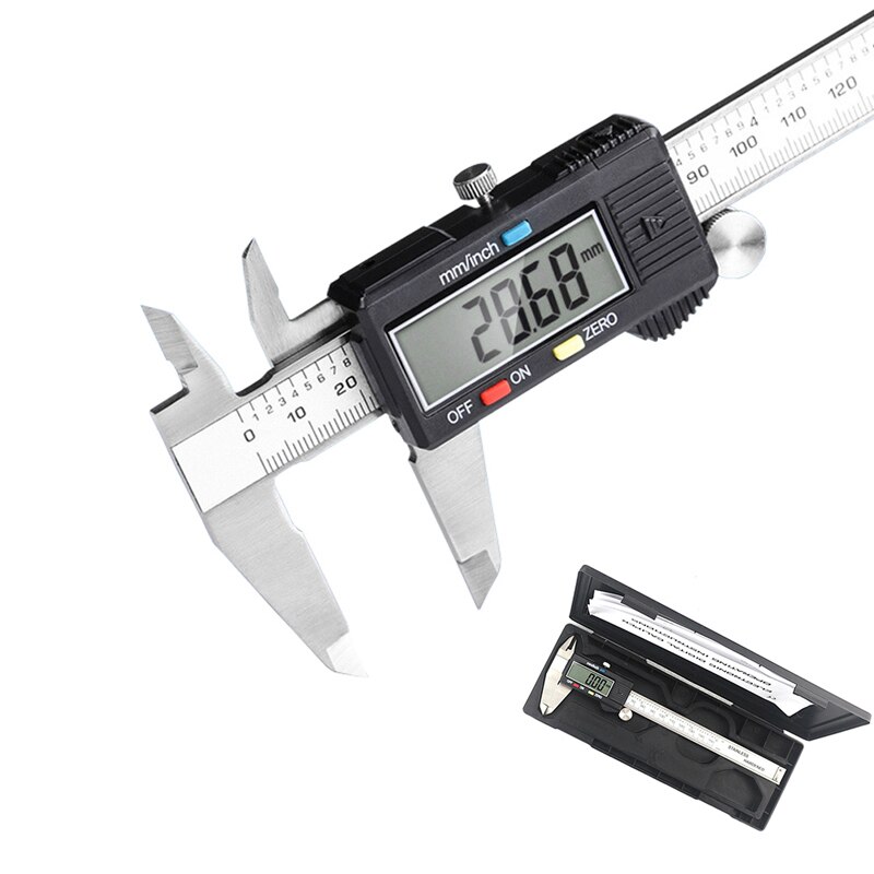 Electronic Stainless Steel Calipers Digital Vernier Caliper 150mm 2 0.01mm Micrometer Paquimetro Messschieber LCD Measuring Tool