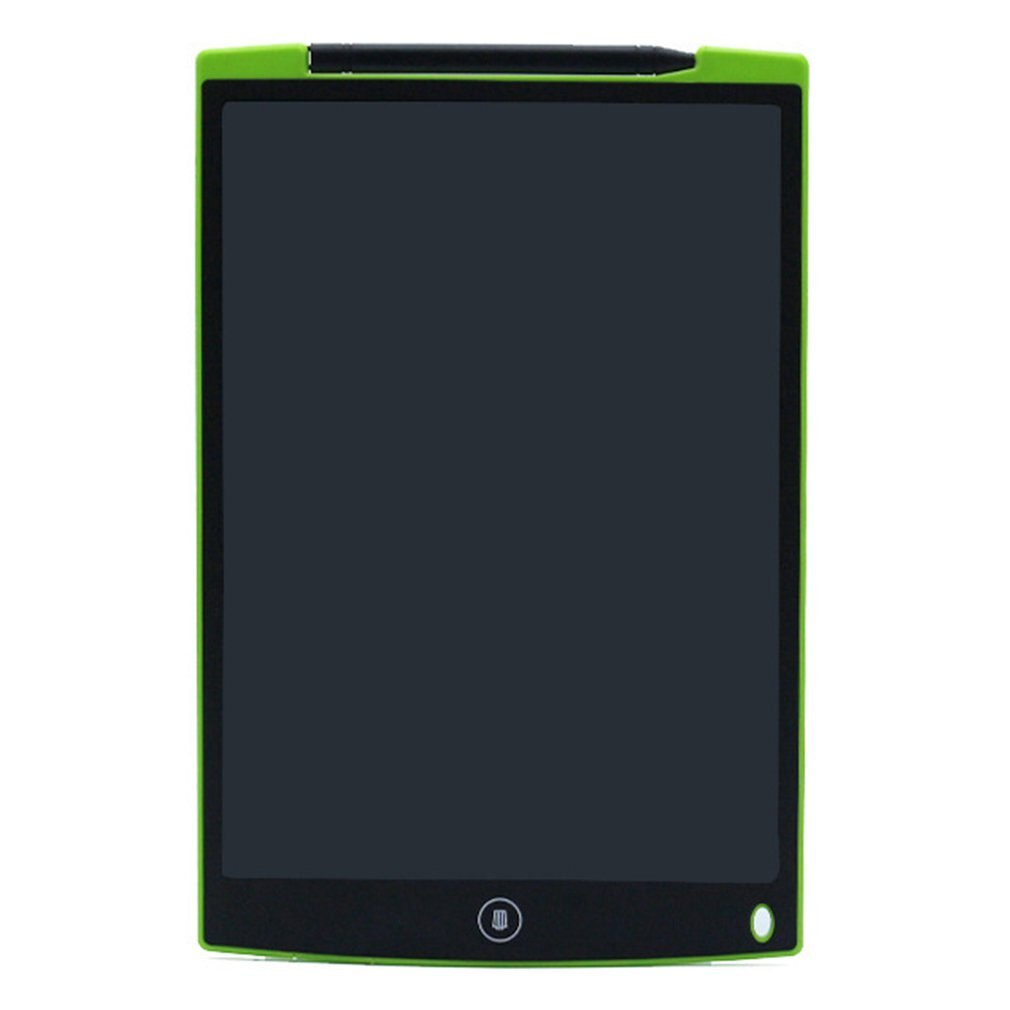 LCD Writing Tablet Electronic Drawing Doodle Board Digital Handwriting Paperless Notepad For Kids And Adult: Green 12 inches