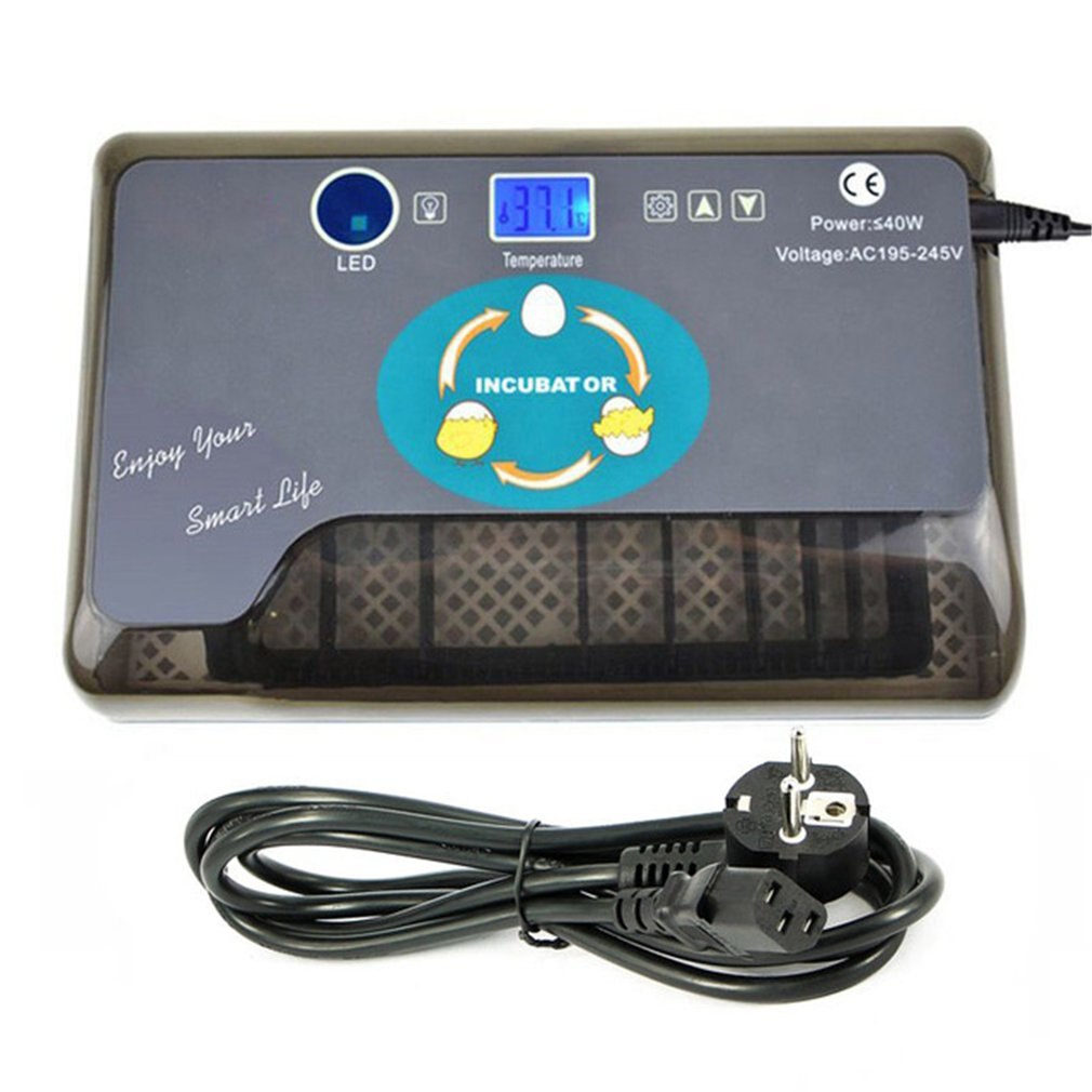 1 PC Automatic Incubator Machine 12 Egg Incubator Chicken Duck Goose Bird Hatcher with LED Lighting Brooder Machine: Default Title