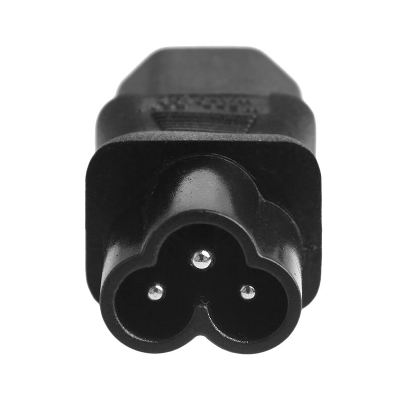 Iec 320 3-Pin C13 Vrouwelijke Om C6 Mannelijke Klaverblad Plug Ac Power Adapter Converter