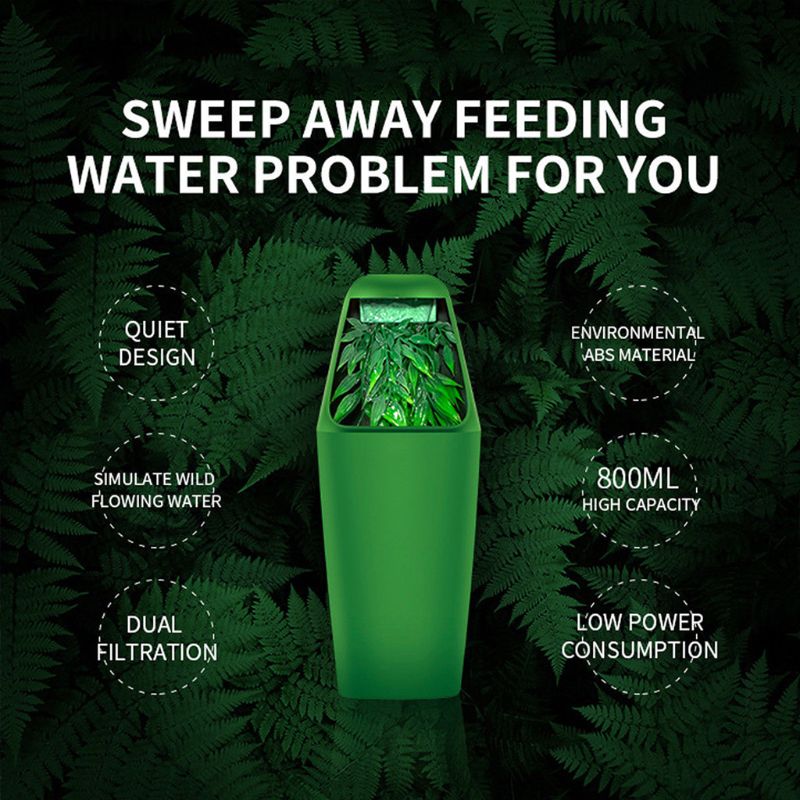 Reptielen hagedis drinkwaterfontein automatische waterbak voederverdeler