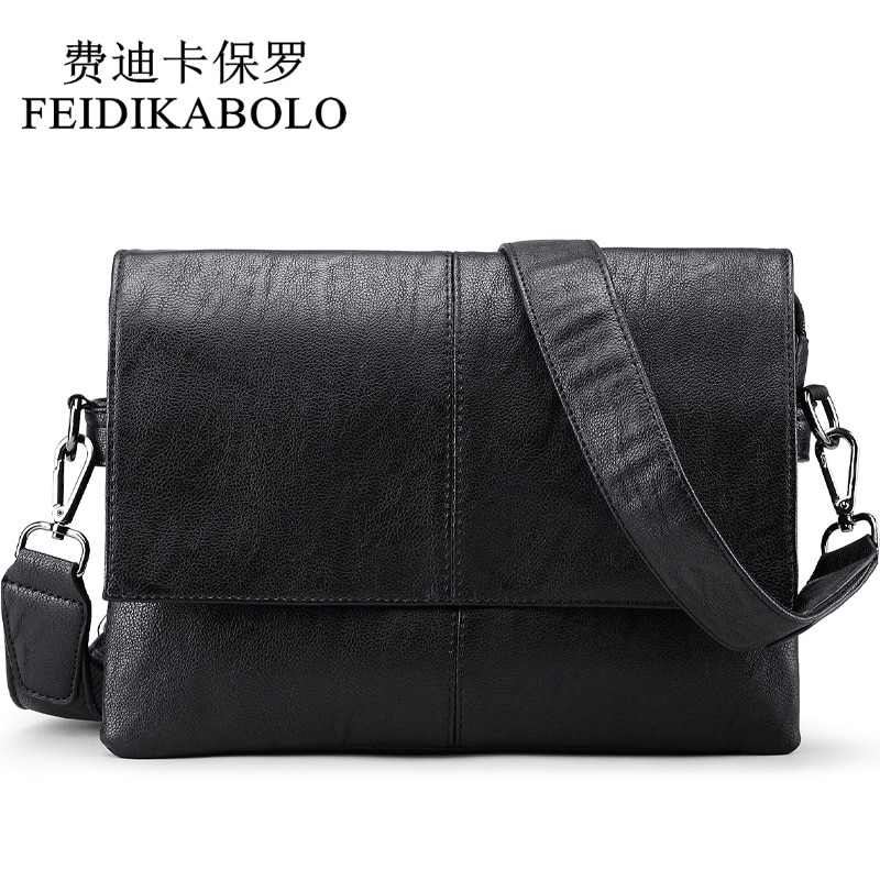FEIDIKABOLO Handtaschen männer Umhängetasche Männlichen PU Leder Messenger Taschen Männer Reisen Schultaschen Freizeit-schulter-beutel