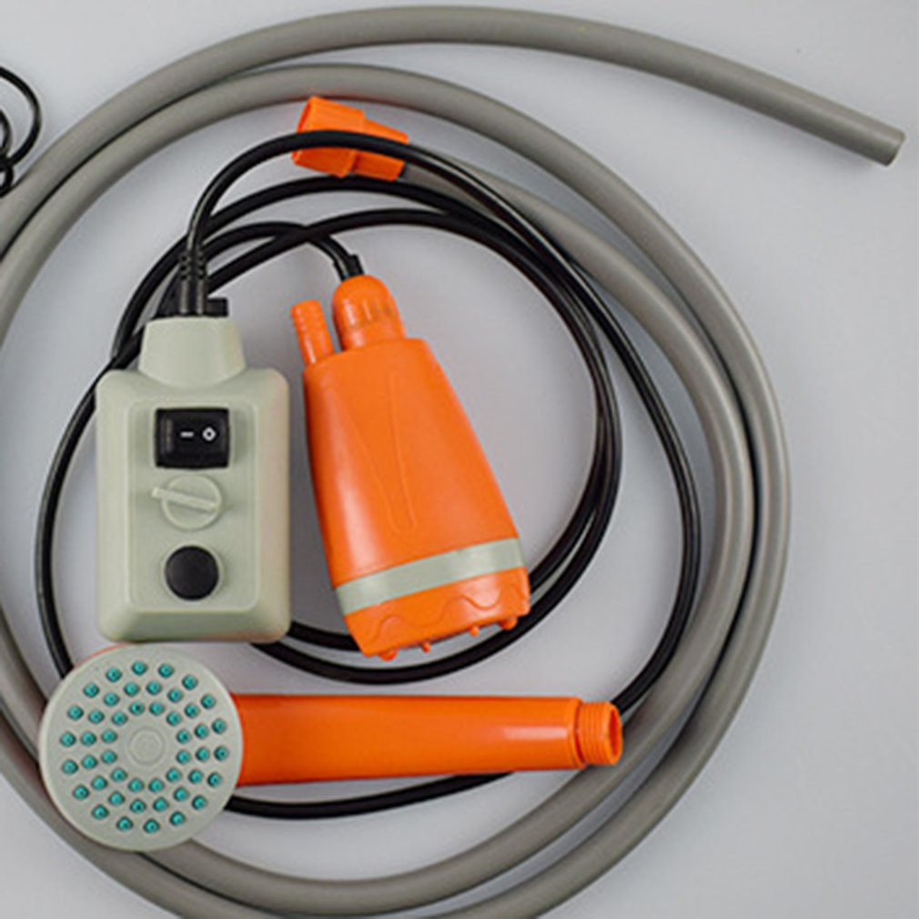 1 set Outdoor car shower Rain shower Car Motorcycle Car Washer Portable Outdoor Handheld Camping Shower