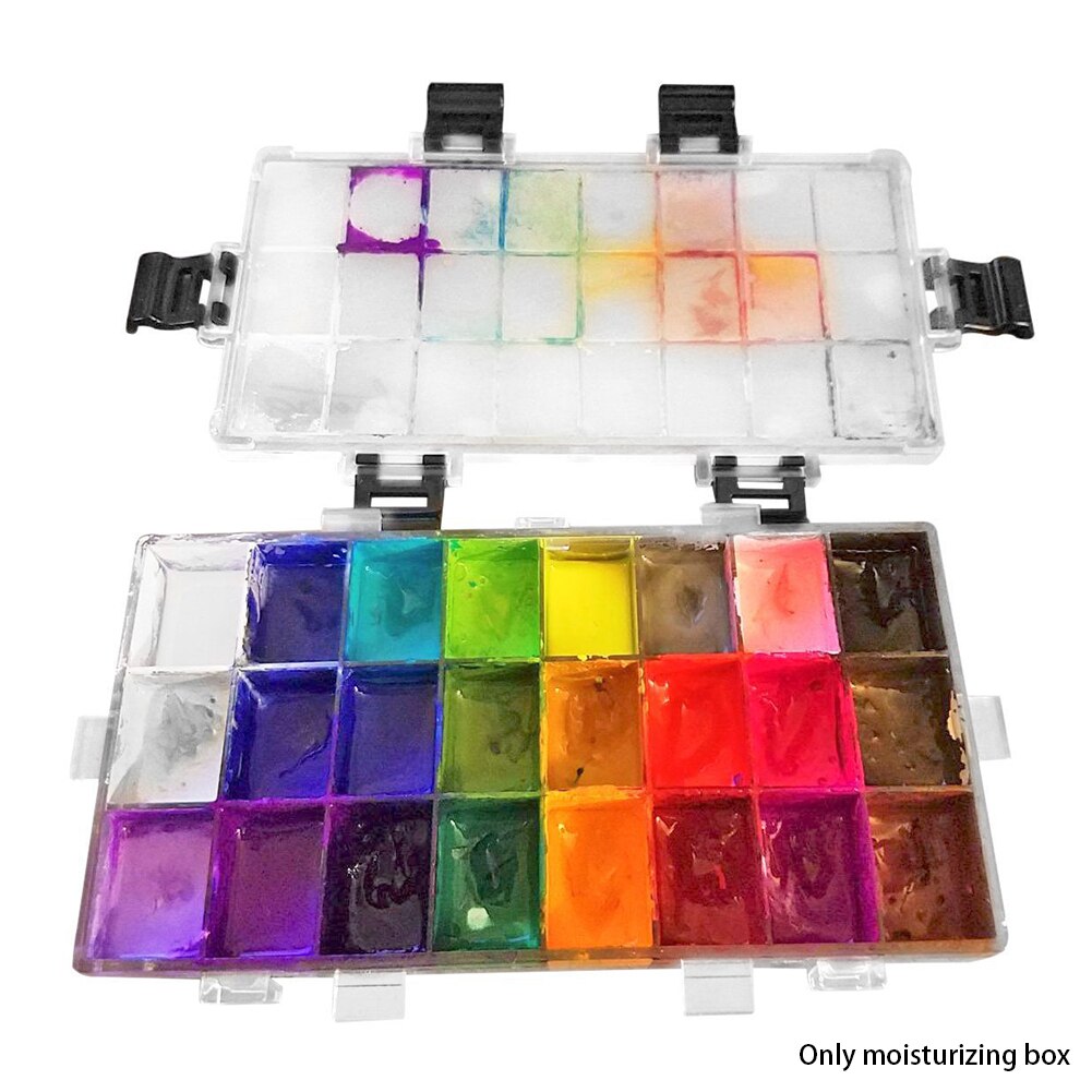 Peinture outils plateau de rangement vide aquarelle Palette boîte étanche pour débutant Arts multifonction étudiants voyage Portable