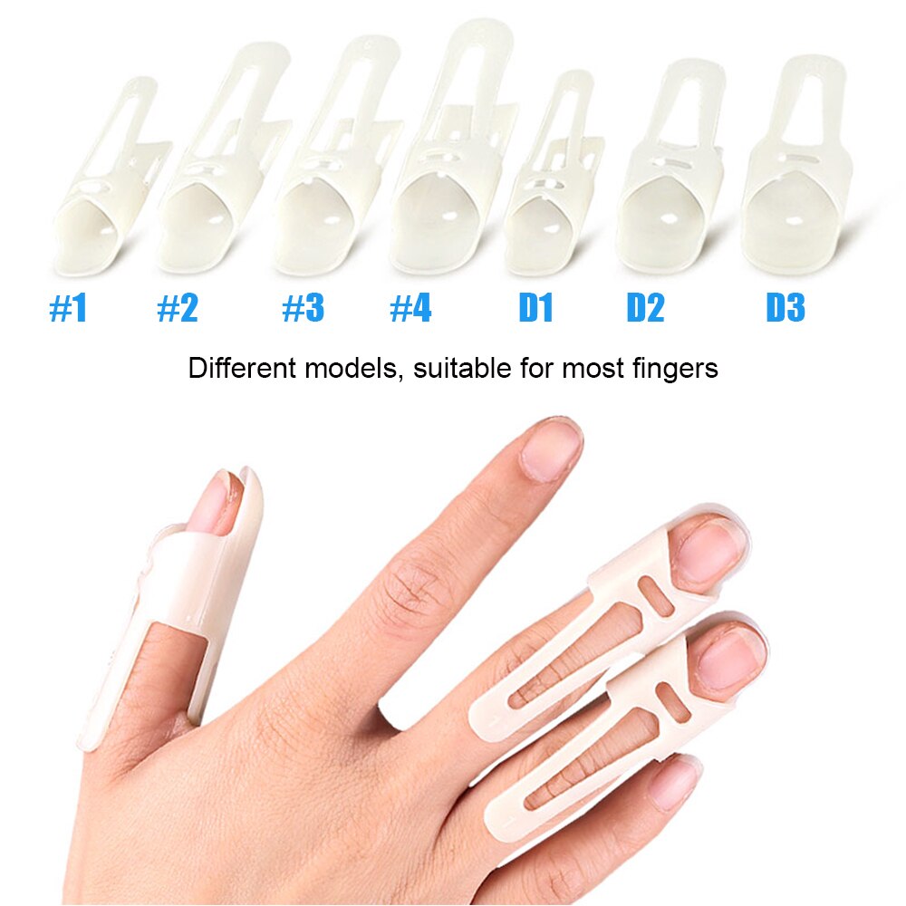 Tcare fingerskinner hammerbøjle plast fingerstøtte finger startspærre ledbeskyttelse skade hammer finger slidgigt