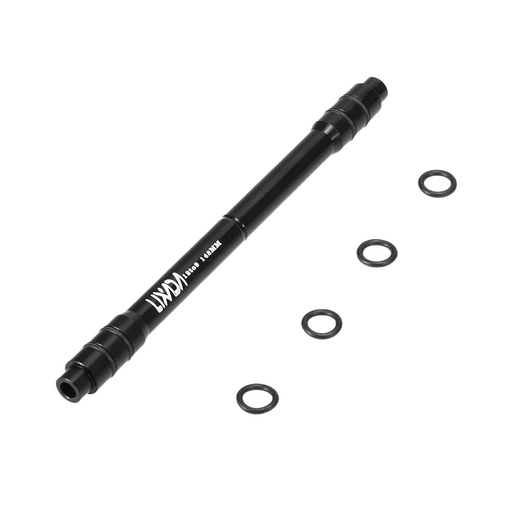 Lixada pyörän napa polkupyörä 12mm to 9mm qr sovitin mtb pyörän läpi akseli napa pikavapautus 142/148mm polkupyörän pyörän napa adapteri: Musta 148mm