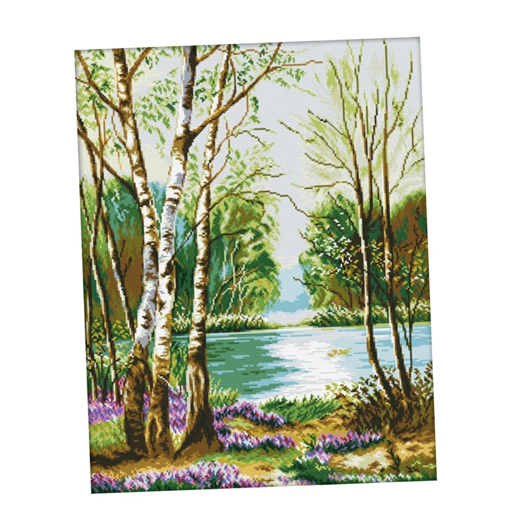 Large Cross Stitch DIY Needlework Cross Stitch Kit Set Embroidered Stitching