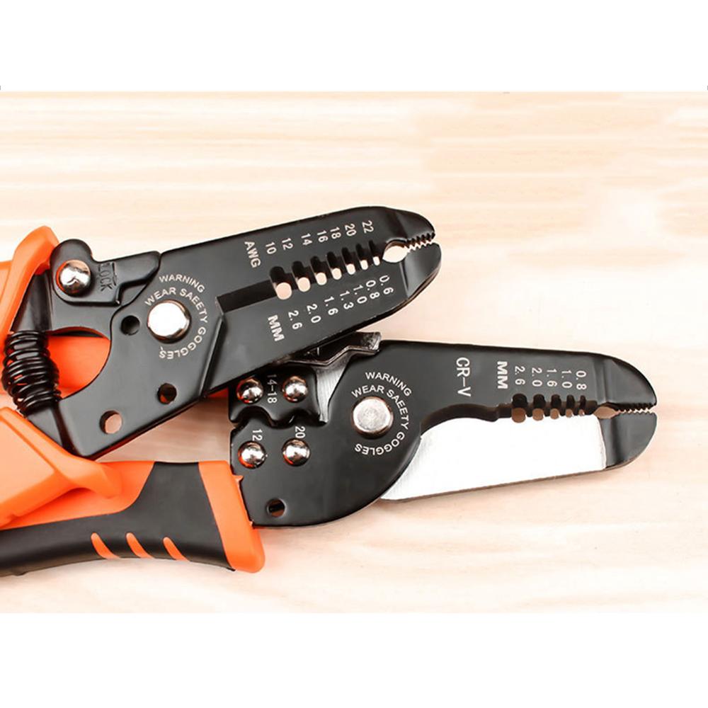 Multifunctional Useful Cable Wire Stripper Cutter Crimper Automatic Terminal Crimping Plier Hand Repair Tools