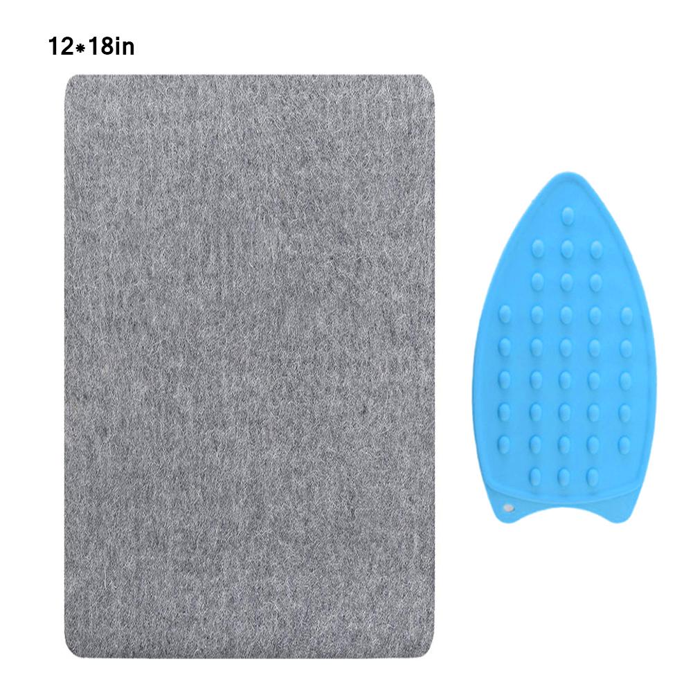 Feutre de laine planche à repasser Portable haute température résistance fer à repasser main outil de couture accessoires laine pressage tapis de repassage: 12X18inch