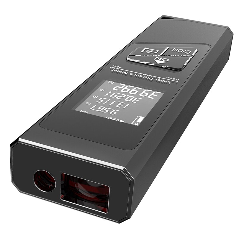 Telémetro Digital de 40M con carga USB, telémetro Digital de cinta métrica