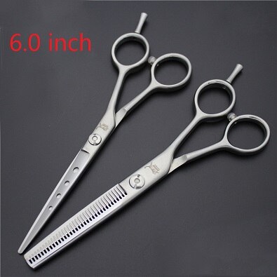 JAGUAR haar schere professionelle 4.5 & 5.0 & 5.5 & 6.0 & 6,5 zoll set schneiden Verdünnung friseur barber salons hört: 6.0 INCH SET OF 01