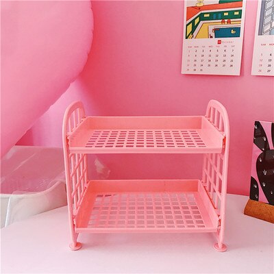 Coloffice couleur bonbon support de papeterie serre-livres support de rangement Simple maison support de bureau fille coeur bureau fournitures scolaires 1PC