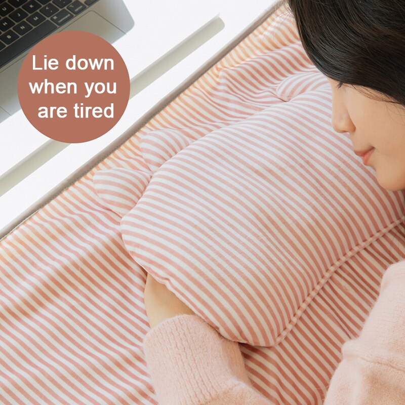 Electric Blanket Thicker Heater , Waterproof Electric Blanket, USB Washable Thick Lisi Cotton Velvet Soft Warm Heating Blanket