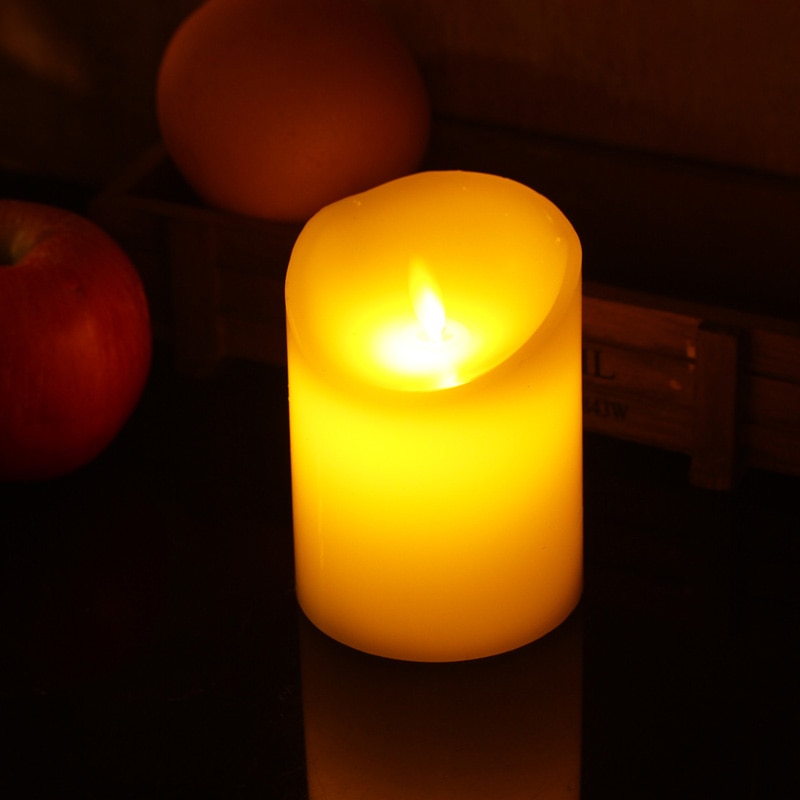 3 stk sæt led flimrende flamme flammefri stearinlys humør stearinlys lampe lys hjem bryllupsfest dekoration realistiske flammer